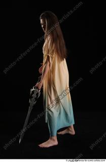 BARBORA STANDING POSE WITH SWORD
